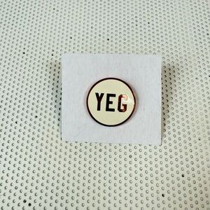 YEG Round Enamel Pin